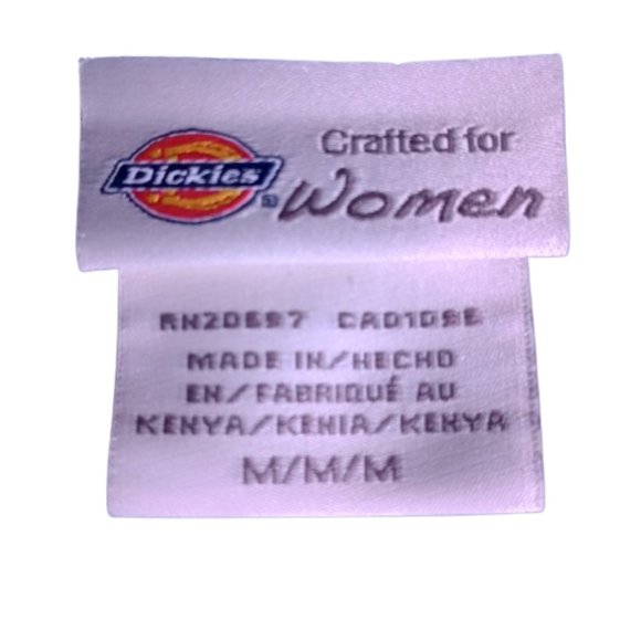 Dickies Women's Henley Long Sleeve Shirt Size Medium Color Dark Denim Blue NWT - Picture 3 of 6